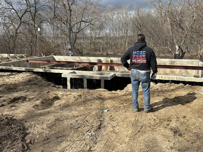 Laying out a new home foundation