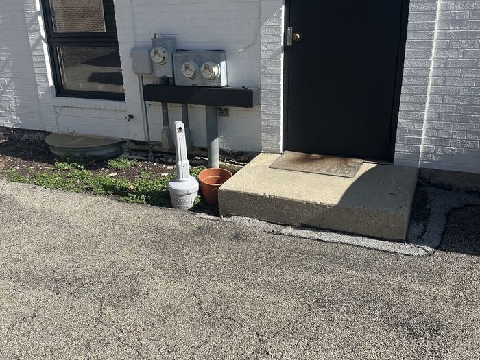 New concrete entry step